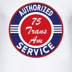 Authorized Service 1975 Pontiac Trans Am T Shirt