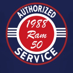 Authorized Service 1988 Dodge Ram 50 Dark T Shirt