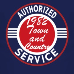 Authorized Service 1982 Chrysler Town and Country Dark T Shirt