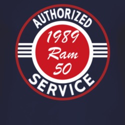 Authorized Service 1989 Dodge Ram 50 Dark T Shirt