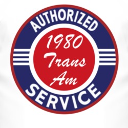 Authorized Service 1980 Pontiac Trans Am T Shirt
