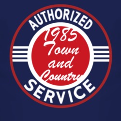 Authorized Service 1985 Chrysler Town and Country Dark T Shirt