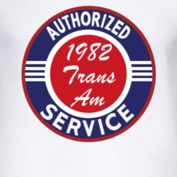 Authorized Service 1982 Pontiac Trans Am T Shirt