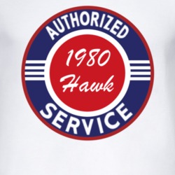 Authorized Service 1980 Golden Hawk T Shirt