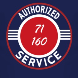 Authorized Service 1971 Chrysler 160 Dark T Shirt