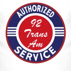 Authorized Service 1992 Pontiac Trans Am T Shirt