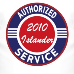 Authorized Service 2010 JK Islander T Shirt