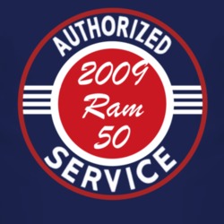 Authorized Service 2009 Dodge Ram 50 Dark T Shirt