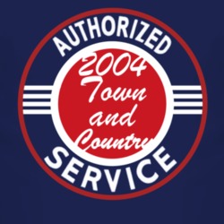 Authorized Service 2004 Chrysler Town and Country Dark T Shirt