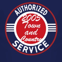 Authorized Service 2005 Chrysler Town and Country Dark T Shirt