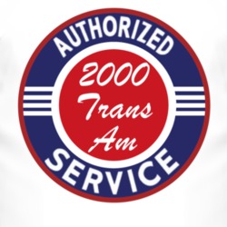 Authorized Service 2000 Pontiac Trans Am T Shirt