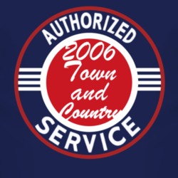 Authorized Service 2006 Chrysler Town and Country Dark T Shirt