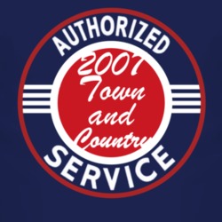 Authorized Service 2007 Chrysler Town and Country Dark T Shirt