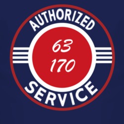Authorized Service 1963 FC 170 Dark T Shirt