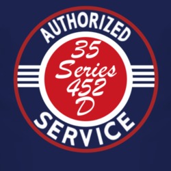 Authorized Service 1935 Cadillac Series 452 D Dark T Shirt