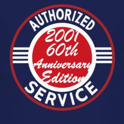 Authorized Service 2001 Cherokee 60th Anniversary Edition Dark T Shirt