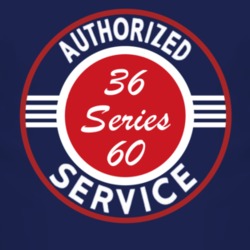 Authorized Service 1936 Cadillac Series 60 Dark T Shirt