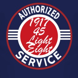 Authorized Service 1917 Oldsmobile 45 Light Eight Dark T Shirt