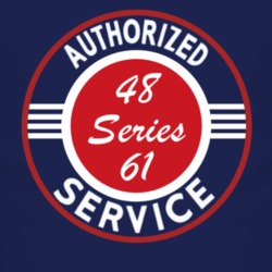 Authorized Service 1948 Cadillac Series 61 Dark T Shirt