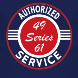 Authorized Service 1949 Cadillac Series 61 Dark T Shirt
