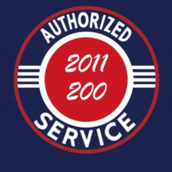 Authorized Service 2011 Chrysler 200 Dark T Shirt