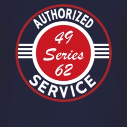 Authorized Service 1949 Cadillac Series 62 Dark T Shirt