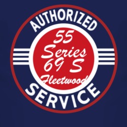 Authorized Service 1955 Cadillac Series 60 S Fleetwood Dark T Shirt