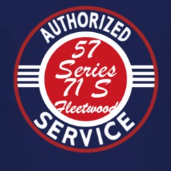 Authorized Service 1957 Cadillac Series 60 S Fleetwood Dark T Shirt
