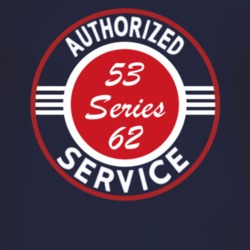 Authorized Service 1953 Cadillac Series 62 Dark T Shirt