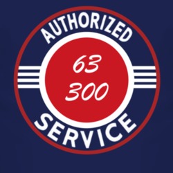 Authorized Service 1963 Chrysler 300 Dark T Shirt