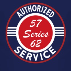 Authorized Service 1957 Cadillac Series 62 Dark T Shirt