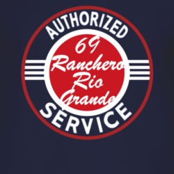 Authorized Service 1969 Ranchero Rio Grande Dark T Shirt