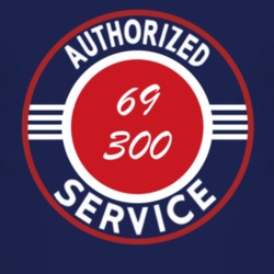 Authorized Service 1969 Chrysler 300 Dark T Shirt