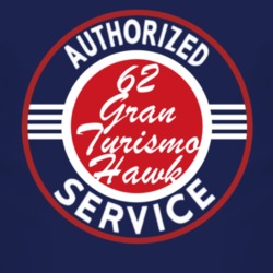 Authorized Service 1962 Studebaker Gran Turismo Hawk Dark T Shirt