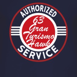 Authorized Service 1963 Studebaker Gran Turismo Hawk Dark T Shirt