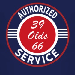 Authorized Service 1939 Oldsmobile Olds 66 Dark T Shirt