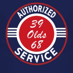 Authorized Service 1939 Oldsmobile Olds 68 Dark T Shirt