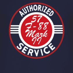 Authorized Service 1957 Oldsmobile F-88 Mark Ii Dark T Shirt