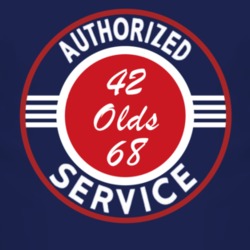 Authorized Service 1942 Oldsmobile Olds 68 Dark T Shirt