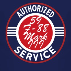 Authorized Service 1959 Oldsmobile F-88 Mark Iii Dark T Shirt