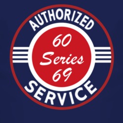 Authorized Service 1960 Cadillac Series 69 Dark T Shirt