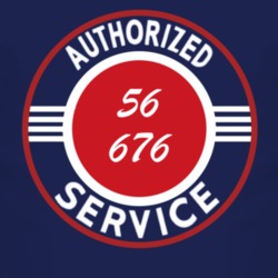 Authorized Service 1956 M 676 Dark T Shirt
