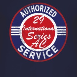 Authorized Service 1929 Chevy International Series AC Distressed Look 