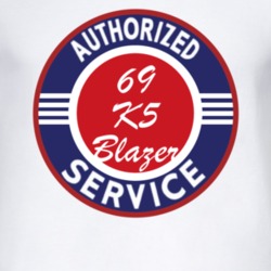 Authorized Service 1969 Chevy K5 Blazer T Shirt