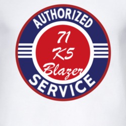 Authorized Service 1971 Chevy K5 Blazer T Shirt