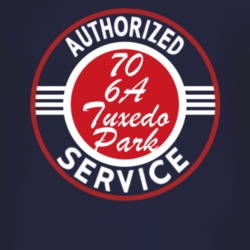 Authorized Service 1970 CJ 6A Tuxedo Park Dark T Shirt