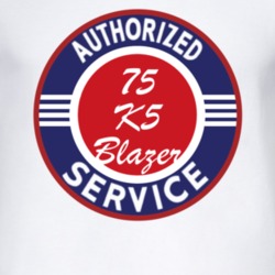 Authorized Service 1975 Chevy K5 Blazer T Shirt