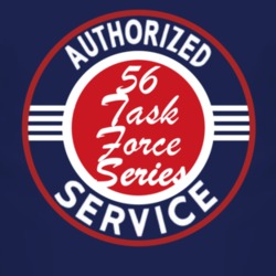 Authorized Service 1956 Chevy Task Force Series Dark T Shirt