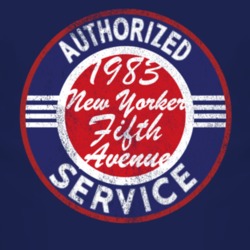 Authorized Service 1983 Chrysler New Yorker Fifth Avenue Distressed Lo