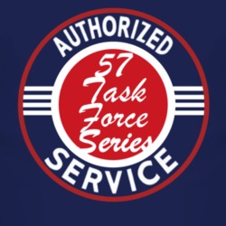 Authorized Service 1957 Chevy Task Force Series Dark T Shirt